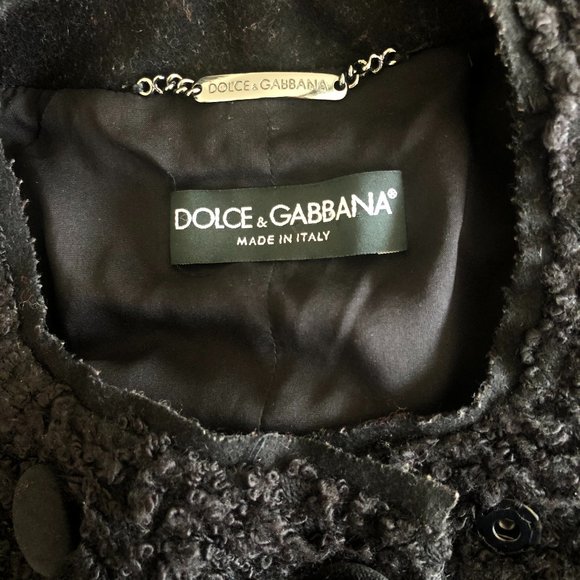 Dolce & Gabbana Fall Winter 2012 Silk Bouclé Cape - Picture 6 of 7